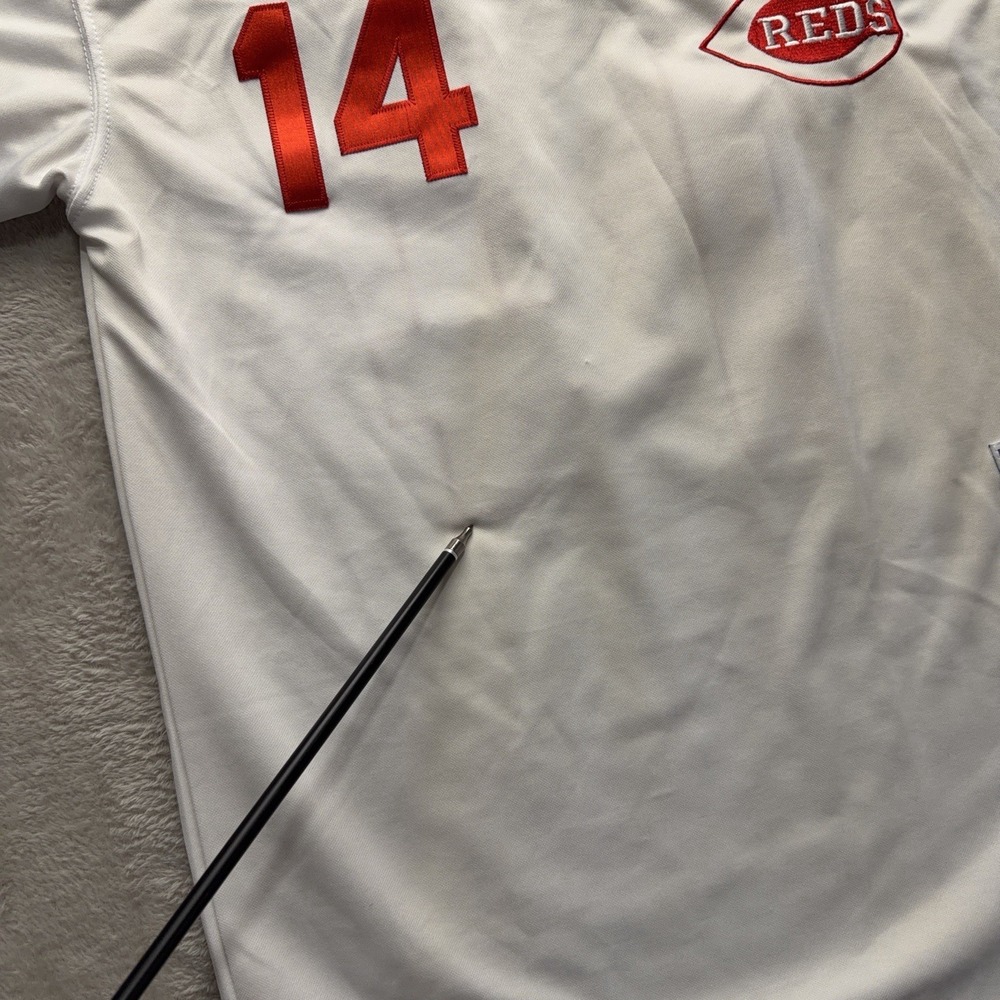 Cincinnati Reds Pete Rose #14 1976 Vintage Style MLB Baseball Jersey Mens 48 - Picture 10 of 16